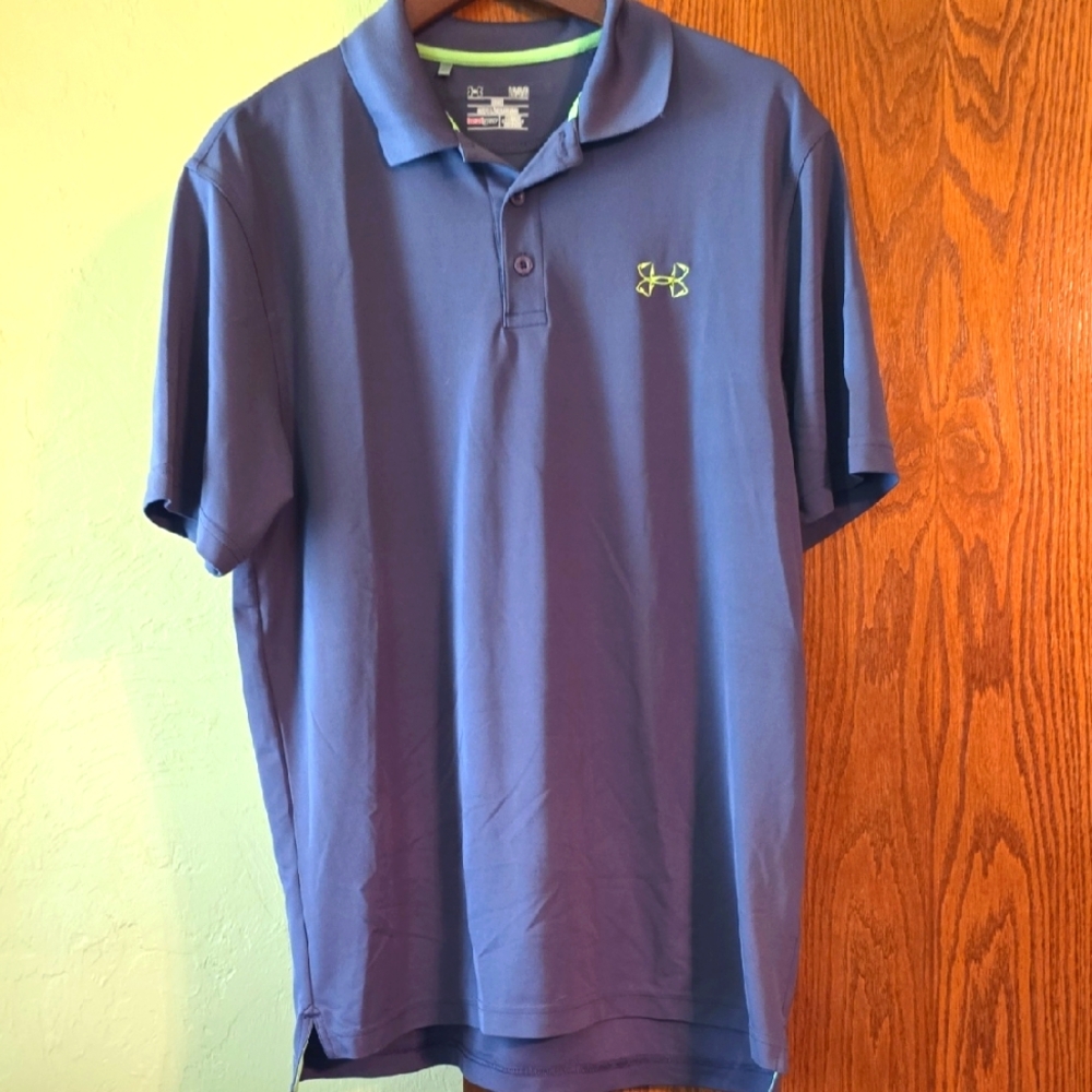 Under Armour Men's Gray Polo Shirt